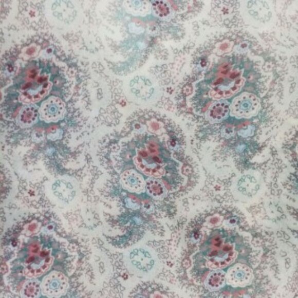 Paige Margherita Ecru Multicolor Semi Sheer Long Sleeve Blouse Womens Small NWT - Picture 13 of 16